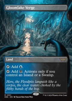 Gloomlake Verge Duskmourn- House of Horror Alternate Art